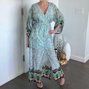 Alice + Olivia Multicolor Floral Long Sleeve Dress